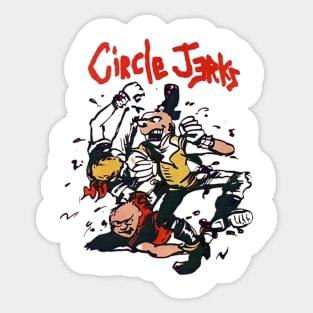 Circle jerks Sticker